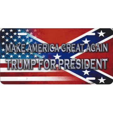 Make America Great Again Donald Trump Metal License Plate