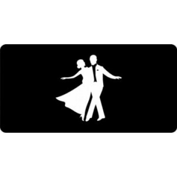 Fred Astaire Dancing Logo Photo License Plate