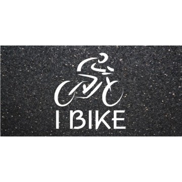 I Bike Photo License Plate