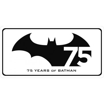 Batman 75 Years Photo License Plate