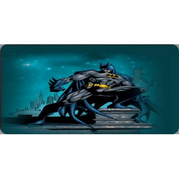 Batman Gotham On Blue Photo License Plate