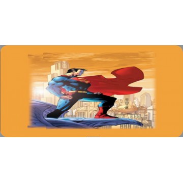 Superman Metropolis Photo License Plate