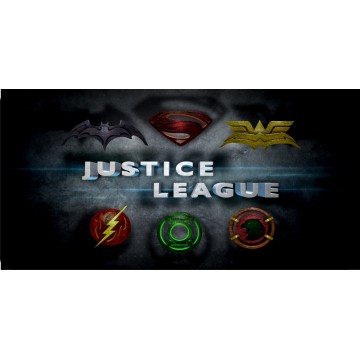 Justice League Photo License Plate