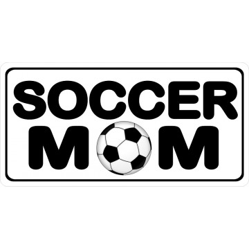 Soccer Mom Photo License Plate