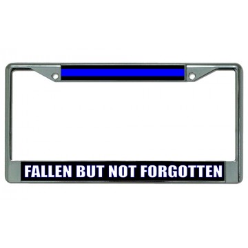 Fallen But Not Forgotten Chrome License Plate Frame
