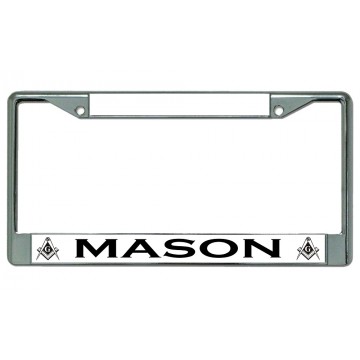 Mason Chrome License Plate Frame