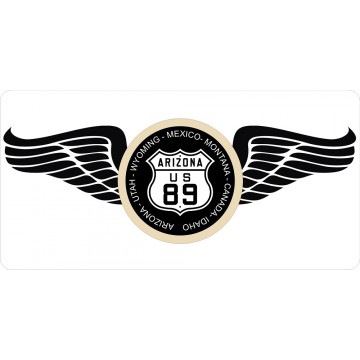 Route 89 Photo License Plate