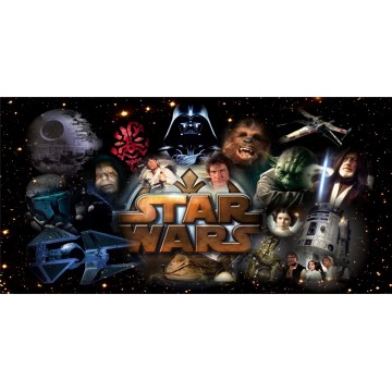 Star Wars Collage Photo License Plate