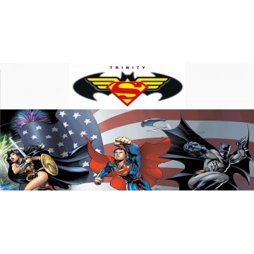 DC Comics Trinity Photo License Plate