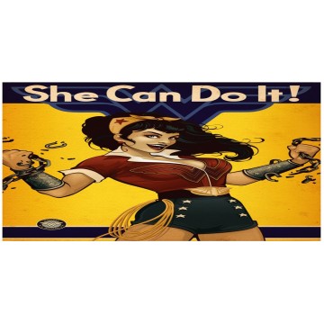 Wonder Woman She Can Do It! Photo License Plate