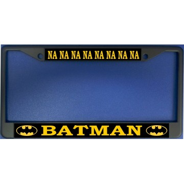 Na Na Na Na Na Na Na Na Batman Chrome License Plate Frame