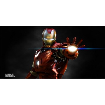 Iron Man Figure Photo License Plate