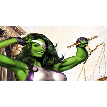 She Hulk Photo License Plate
