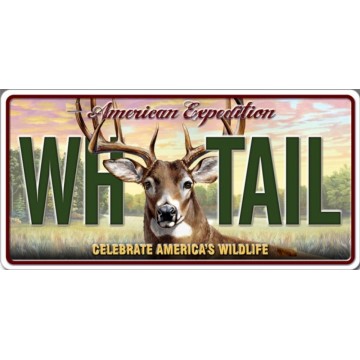 American Expedition WH TAIL Photo License Plate