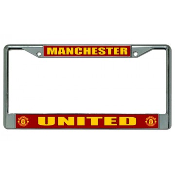 Manchester United Chrome License Plate Frame