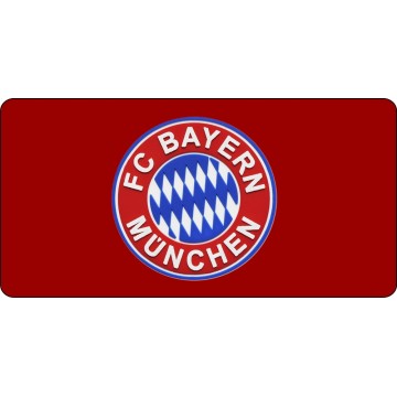 Bayern Munchen Red Soccer Photo License Plate