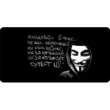 Anonymous Photo License Plate