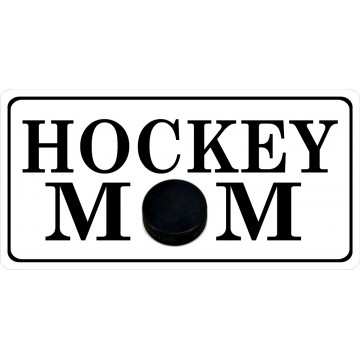 Hockey Mom Photo License Plate