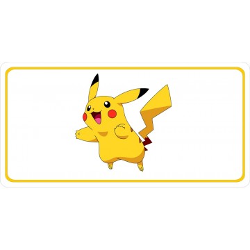 Pikachu Pokemon Photo License Plate
