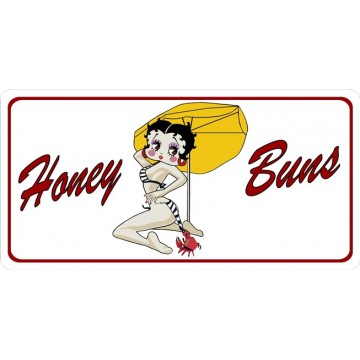 Betty Boop Honey Buns Photo License Plate #2