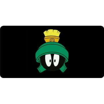 Marvin Martian Head Centered Photo License Plate
