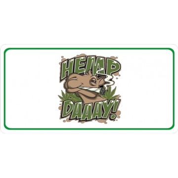 Hemp Day Photo License Plate