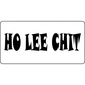 Ho Lee Chit Photo License Plate