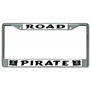 Road Pirate Chrome License Plate Frame