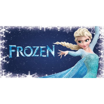 Frozen Photo License Plate