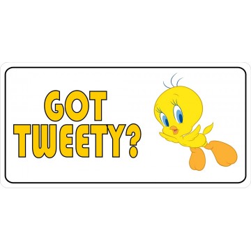 Got Tweety? Tweety Bird Photo License Plate