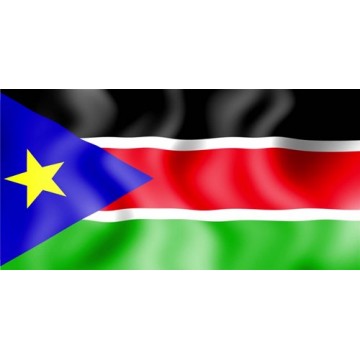 South Sudan Flag Photo License Plate