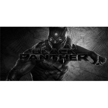 Marvel Black Panther Photo License Plate