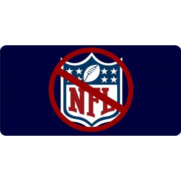 Boycott NFL Photo License Plate