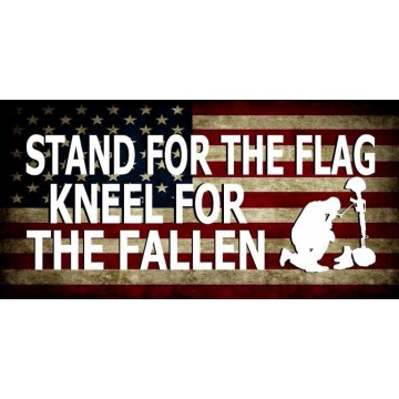 Stand For The Flag … Photo License Plate
