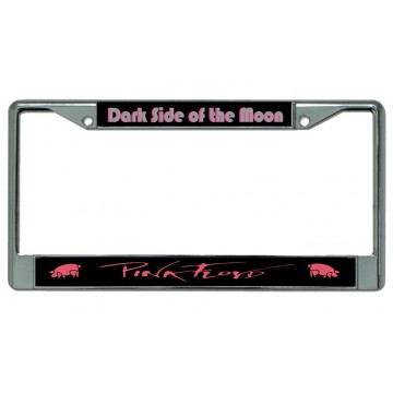 Pink Floyd "Dark Side Of The Moon" Chrome License Plate Frame