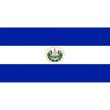 El Salvador Flag Photo License Plate