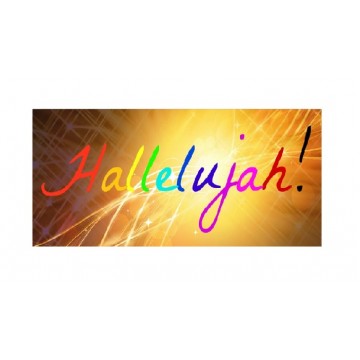 Hallelujah Photo License Plate