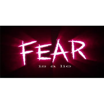Fear Is A Lie Photo License Plate
