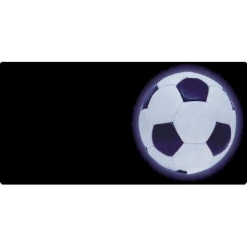 Soccer Ball Offset Photo License Plate