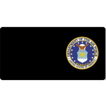 Department Of The Air Force Offset Photo License Plate