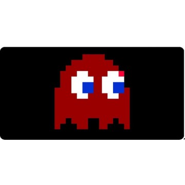 Pac-Man Red Photo License Plate