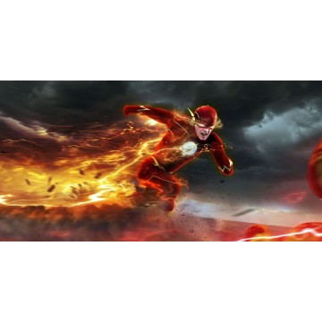 The Flash In Motion Photo License Plate 