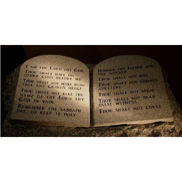 The Ten Commandments Photo License Plate