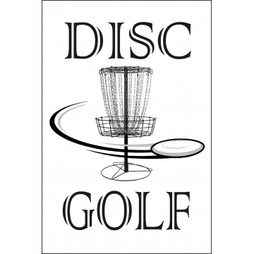Disc Golf Photo Parking Sign