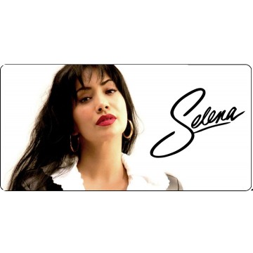 Selena Photo License Plate