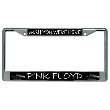 Pink Floyd Wishing You Were Here Chrome License Plate Frame