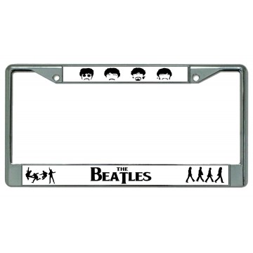 The Beatles Chrome License Plate Frame