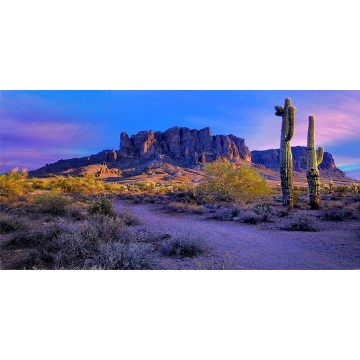 Superstition Mountains #2 Photo License Plate