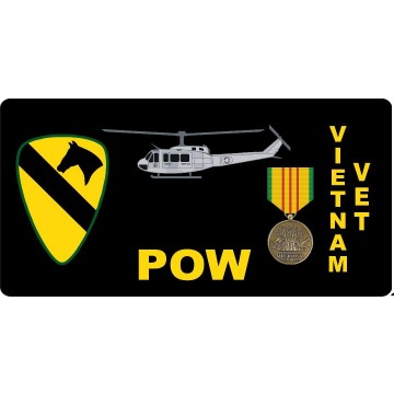 Vietnam Veteran POW #2 Photo License Plate