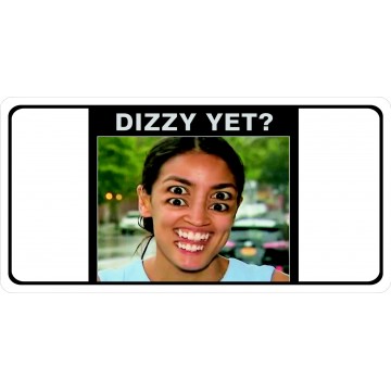 Dizzy Yet Photo License Plate